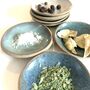 Set Of Handmade Ceramic Salt Pepper Pots / Ring Dishes, thumbnail 4 of 6