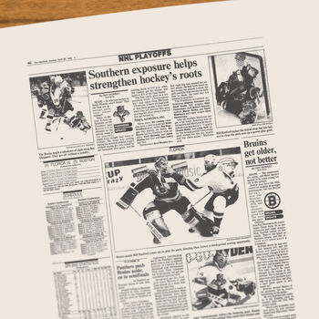 Florida Panthers Personalised Gift Newspaper Book, 11 of 12