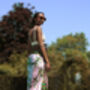 Silk Pareo Scarf / 'Pink Palm', thumbnail 4 of 4