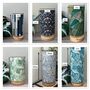 Tidal Marine Blue Patterned Cylinder Lampshades, thumbnail 6 of 9