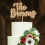Personalised Wedding Name Cake Topper –Custom Cake Sign, thumbnail 3 of 9