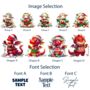 Personalised Wales Dragon And Welsh Sheep In Christmas Lights, thumbnail 2 of 11