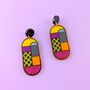 Graphic Pattern Acrylic Earrings, thumbnail 8 of 9