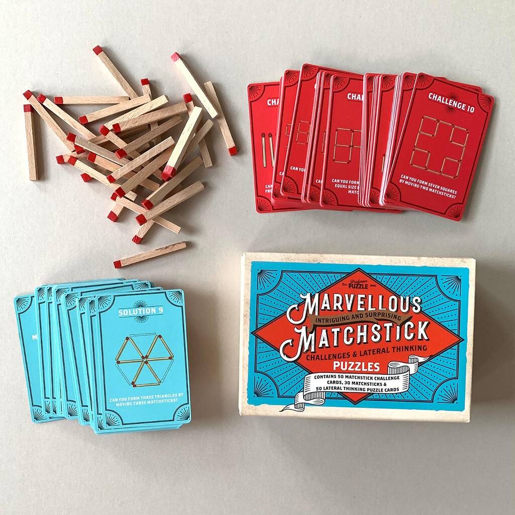 Marvellous Matchstick Puzzles, 1 of 4