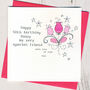 Personalised Birthday Flowers Card, thumbnail 2 of 2