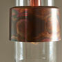 Dhara Copper And Glass Pendant Ceiling Light, thumbnail 6 of 7