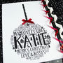 Wife Christmas Bauble Personalised Card, thumbnail 4 of 4