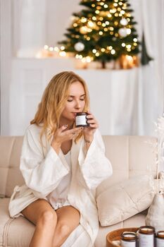 Botanical Christmas Joy Soy Wax Candle Gift Scented With Pure Essential Oils, 8 of 12