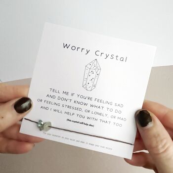 Worry Crystal Wish String Bracelet, 10 of 12