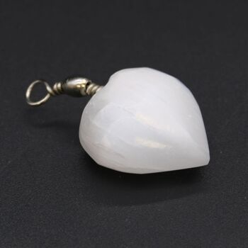 Selenite Heart Pendant, 4 of 4