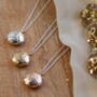 Circle Locket Necklace Rose Gold Plated, thumbnail 2 of 4