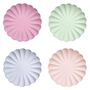 Eight Large Scalloped Eco Friendly Paper Plates, thumbnail 2 of 6