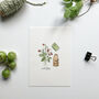Garden Things Hand Illustrated Postcard Set, thumbnail 2 of 6