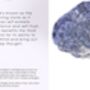 Raw Sodalite Healing Crystal Gift Set Sagittarius, thumbnail 2 of 5