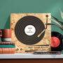 Personalised Record Print On Wood, thumbnail 1 of 5