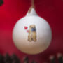 Shar Pei Ceramic Round Bauble, thumbnail 1 of 5