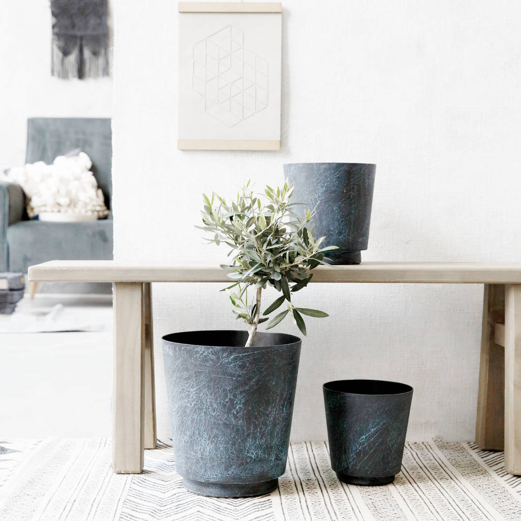 Marble Effect Planter