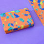 Orange Terrazzo Wrapping Paper Set, thumbnail 1 of 2