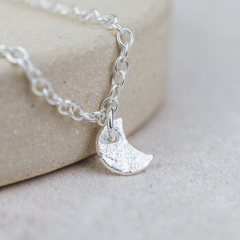 Sterling Silver Moon And Star Anklet, 4 of 4