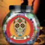 Personalised Day Of The Dead Retro Sweet Jar, thumbnail 1 of 3