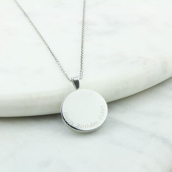 Personalised 1954 70th Enamelled Sixpence Necklace, 3 of 7
