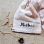 Vintage West German Initial Heart Necklace With Personalised Gift Pouch, thumbnail 2 of 12
