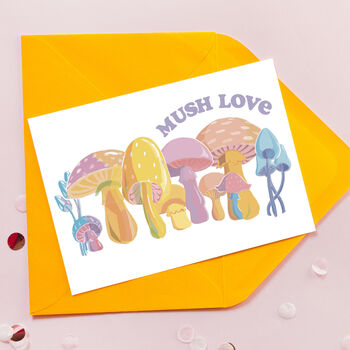 Mush Love Valentine Or Anniversary Card, 2 of 3