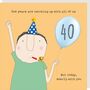 Male Birthday Card 40 | Boy 40 Years, thumbnail 1 of 2