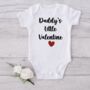 Valentine's Day Baby Vest | Daddy / Mummy's Little Valentine, thumbnail 1 of 2