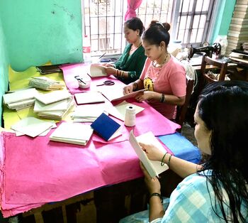 Eco Friendly Colourful Lokta Notebooks Nepali Paper A6, Fair Trade, 7 of 7