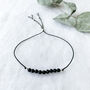 Black Onyx Silk Bracelet, thumbnail 4 of 5