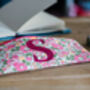 Floral Liberty Fabric Pencil Case With Initial, thumbnail 4 of 5