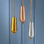 Modern Bathroom Light Pull In Copper, Gold Or Silver, thumbnail 1 of 8
