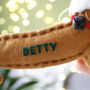 Personalised Dachshund Sausage Dog Christmas Decoration, thumbnail 3 of 8