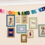 Read Books And Be Kind Rainbow Felt Decorative Garland, thumbnail 2 of 3