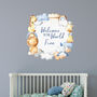 Personalised Welcome To The World Jungle Wall Sticker, thumbnail 4 of 5