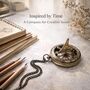 Personalised Bronze Sundial Compass Gift With Chain, thumbnail 3 of 12