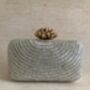 Silver Handcrafted Rectangular Clutch Bag, thumbnail 7 of 11