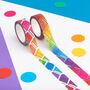 Rainbow Books Reading Pattern Washi Tape, thumbnail 3 of 3
