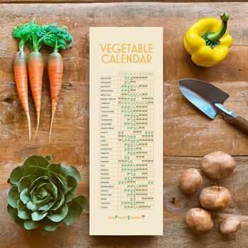 Vegetable Calendar, 4 of 4