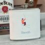 Personalised Skiing Or Snowboarding Hip Flask, thumbnail 3 of 3