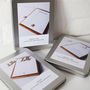 Thank You Notecards Pack Of Eight With Wooden Star, thumbnail 3 of 3