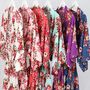Rose Cotton Wedding Party Dressing Gown Robe, thumbnail 10 of 11
