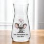 Personalised Whimsical Valentine Anniversary Love Vase, thumbnail 4 of 9