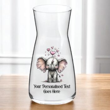 Personalised Whimsical Valentine Anniversary Love Vase, 4 of 9