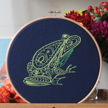 Frog Embroidery Kit, 4 of 10