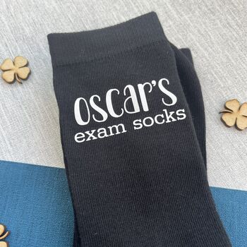 Personalised Lucky Exam Socks, 4 of 4