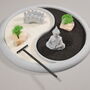 Yin And Yang Japanese Zen Garden Full Kit With Decor Meditation, thumbnail 1 of 11