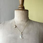 Man In The Moon Mother Of Pearl Shell Necklace, thumbnail 2 of 9