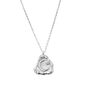 Luna Crescent Moon Necklace Sterling Silver, thumbnail 2 of 4